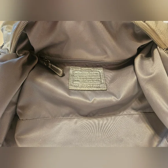 Coach White And Silver Ashley Satchel - Picture 4 of 6